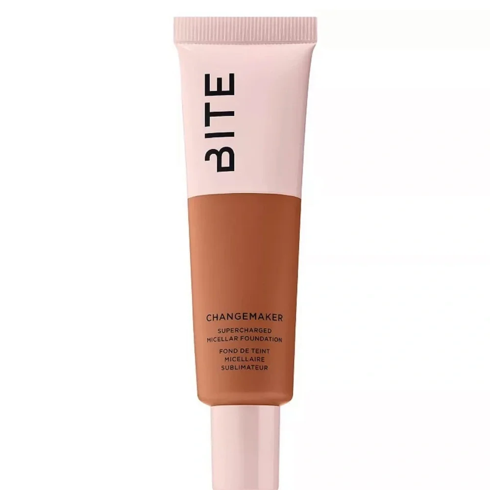 BITE BEAUTY Changemaker Foundation In T130 Tan with Warm Golden Undertone